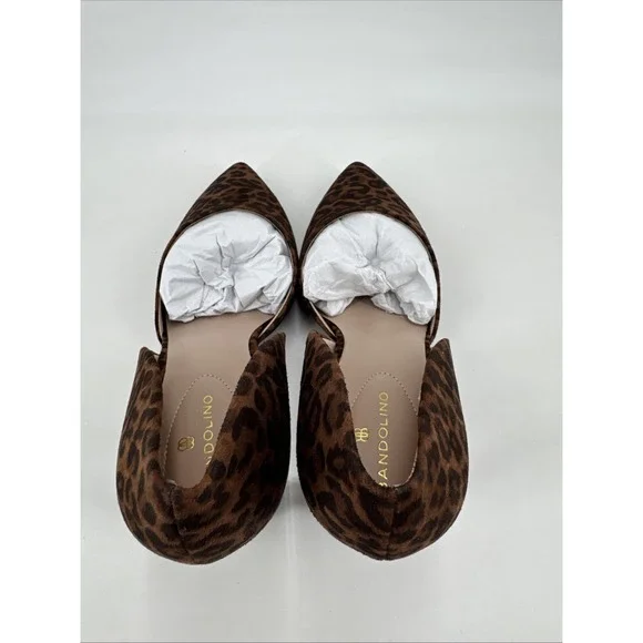 Bandolino Leopard Print Grenow Pointed Toe Dress Heels Womans Size 9.5 - Picture 6 of 9